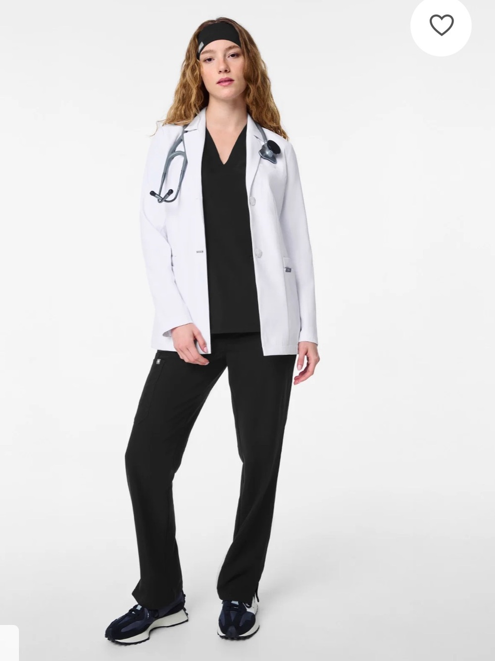 FIGS Women's Bellevue Short Slim Lab Coat NWOT - Picture 2 of 6